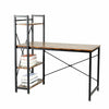 PC Table Study Computer Desk Unit Home Office Workstation Corner Shelve 4 Tier