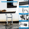 Folding 3 Step Boat Ladder Anti Slip Stainless Steel Swimming Pool Ladder