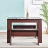 Rectangle Dining Tables for 2-4 Small Space, Wooden Kitchen Table Home/Office