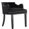 Velvet Pull Door Knocker Studded Dining Kitchen Accent Chairs Luxury Windsor
