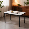 Modern Marble Dining Table 120x70cm Rectangle Dinner Table Kitchen Restaurant