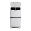 Kitchen Rubbish Waste Bin Recycling Dual Multi Compartment Pedal Dustbins Wheels