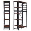 Wooden Wardrobe Hanging Rail Shelves Clothes Storage Cupboard Hallway Shoe Rack