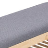 Wood Shoe Storage Bench Shoe Cabinet Cushion Padded Seat Rack Stand Window Stool