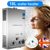 Large 18L LPG Hot Water Heater Propane Gas Tankless Instant + Boiler Shower Kit