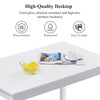 Rectangular Kitchen Dining Table Wooden Table 4-6 Seats Family Party Table White