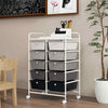 Storage Trolley 10-Drawer Rolling Utility Cart Kitchen Organizer w/Wheel
