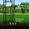 XL Outdoor Metal Garden Arbor Arch Trellis Ornament Climbing Plants Gate