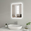 LED Illuminated Bathroom Mirror Demister with Lights Touch IP44 45x60/60x45CM