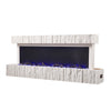 Electric Fireplace 12 Media Flame Insert LED Panoramic Living Room Heater 120cm