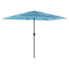 Garden Parasol with Steel Blue 300x200x250 N2K6
