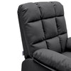 PU Leather Manual Recline Single Sofa Gaming Recliner Chair Cinema Armchair