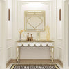 Mirrored Console Table Glass Dressing Table Bedroom Bevelled Venetian Furniture
