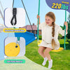 Steel Frame Kids Metal Swing Set Heavy-Duty Gardens Kids Playset w/3 Swing Seats
