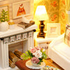DIY Miniature Dollhouse Kit Realistic Mini 3D Wooden House Room Craft For Gift