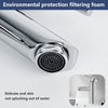 Taps Basin Sink Mono Mixer Chrome Cloakroom Tap + Free Waste Bathroom Silver UK