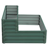 Galvanised Raised Bed Garden Outdoor Elevated Planter Box, Oval/L Shape/Ladder