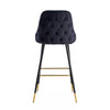 VELVET BAR STOOLS BUTTON BACK BAR STOOLS BREAKFAST BAR STOOL SET OF 2 OR 1CHAIR