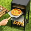12�� Outdoor Pizza Oven Freestanding Wood-Fired Pizza Stove-Black