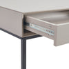 Dusk Nova Taupe & Black 2 Drawer Dressing Table Console RRP £189