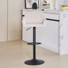 2x Bar Stools Breakfast Comfortable Swivel Gas Lift Kitchen Stool Leather Chairs