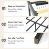 30CM Platform Bed King Size Metal Bed Frame-Black