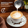 Black Electric Milk Frother, 4 in 1 Milk Steamer Automatic Hot & Cold Frother UK