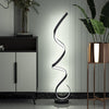 Modern Curved Spiral Floor Lamps Reading Lights Living Room LED Bulb Lighting UK