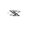 Steel Table Legs Trapezium Frame X Frame Dining Coffee Bench Desk Feet Stand DIY