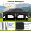 3Mx6M Outdoor Canopy Tent Portable Gazebo Pop up Canopy w/Zippered Entrances
