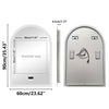 35.4x23.7in LED Bathroom Mirror Backlit Illuminate Wall Mirror Bluetooth Antifog