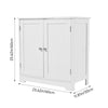 Modern Bathroom Sink Cabinet Under Basin Unit Cupboard Storage Furniture White