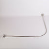 Shower Curtain Rail Pole Non Rust U L Shape Adjustable Corner Shower Rail
