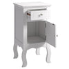Small Cabinet Side End Table Slim Narrow Storage Unit Night Stand Bedside Drawer
