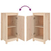 LAPOOH Sideboards 2 pcs 40x35x80 Solid Wood Pine,Sideboards,Storage K5U3