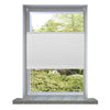 Plisse Blind 100x125cm White Pleated Blind