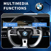 OYAJIA BMW i4 Licensed 12V Kids Electric Ride-On Car w/ Remote Control - Black