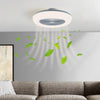 Round LED Ceiling Fan Light Dimmable Living Room Chandelier Lamp Remote Control