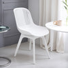 Set of 4 Kitchen Office Modern Chairs Hollow Backrest Dining Room Furniture