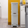 Kitchen Rubbish Waste Bin Recycling Dual Multi Compartment Pedal Dustbins Wheels