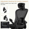 Rocking Computer Chair Ergonomic Home Office Chair Adjustable