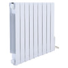 Aluminum Panel Heater Radiator Wall Mount Oil Filled Digital Electric 1500W