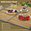 Outdoor Patio Furniture Set 5 Pieces Patio Dining Set-White