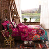 Bohemia Quilt Duvet Cover Set Pillow Cases Bedding Set Single Double King Size