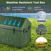Waterproof Outdoor Storage Box 658L Outdoor Tarpaulin Deck Box