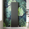 Anthracite Radiator Vertical Double Flat Panel Central Heating Tall Rad 1600x452