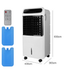 Portable Air Conditioning Unit Ice Cold Water Humidifier Small Mobile Cooler Fan