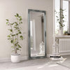 Mirror Large Full Length Wall Leaner Antique Vintage Silver Mirror 150cm x 61cm