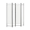 Folding 4 Panels Room Divider Freestanding Wall Privacy Screen Protector