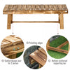 1.1M Outdoor Garden Bench Patio Loveseat Fir Solid Wood 2 Person